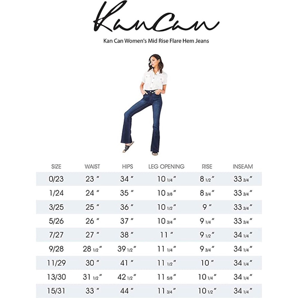 KanCan | Mid-Rise Waist Flare Boot Jeans - Picture 7 of 9